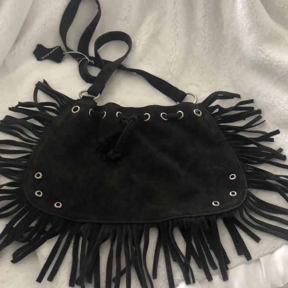 Genuine leather fringe purse - Picture 7 of 11